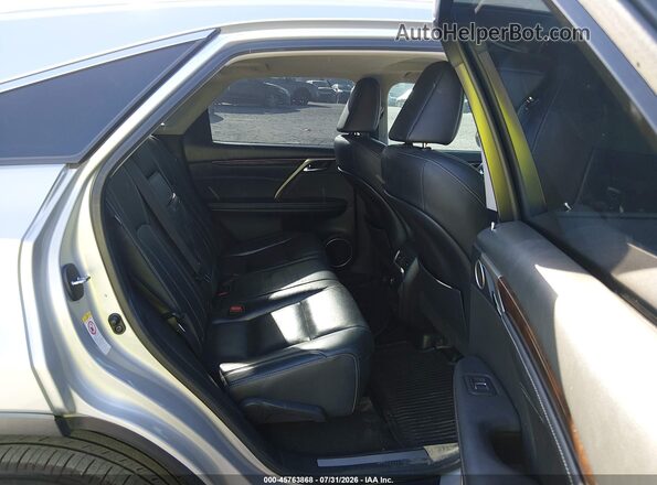 2T2BGMCA7GC004879 2016 LEXUS RX 450H Silver Widok naklejki z numerem VIN
