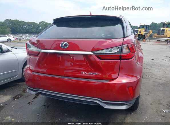 2T2BGMCA7JC028106 2018 LEXUS RX 450H Красный 