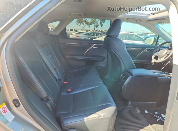 2T2BGMCA8KC030772 2019 LEXUS RX Серый Вид задней части салона