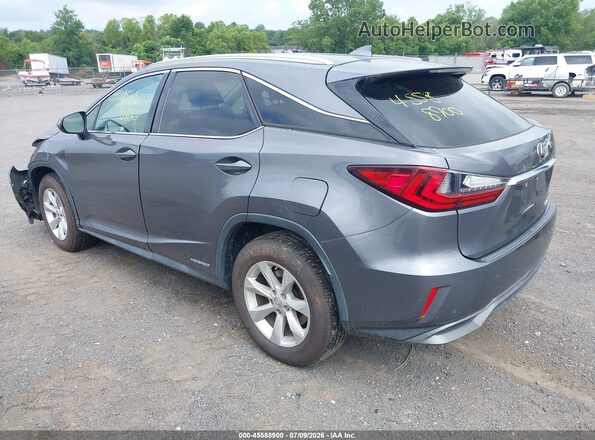 2T2BGMCAXGC002091 2016 LEXUS RX 450H Серый Задняя левая четверть