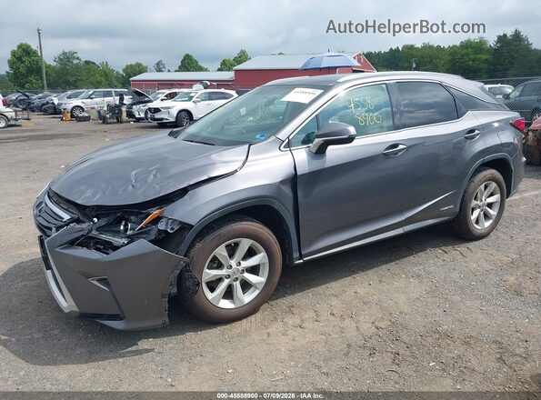 2T2BGMCAXGC002091 2016 LEXUS RX 450H Серый Передняя левая четверть