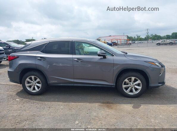2T2BGMCAXGC002091 2016 LEXUS RX 450H Серый Вид задней части салона