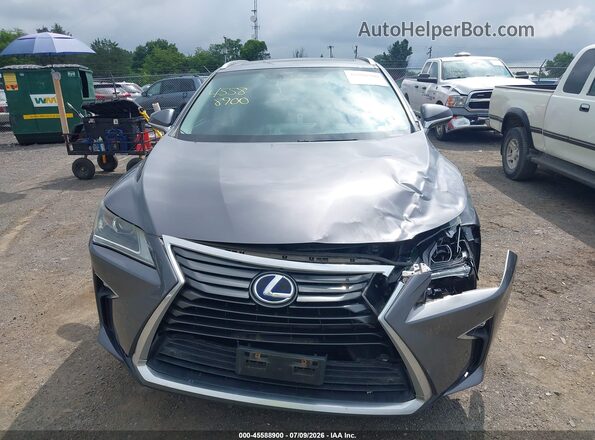 2T2BGMCAXGC002091 2016 LEXUS RX 450H Серый Вид щитка приборов