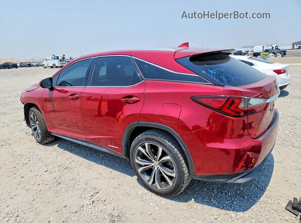 2T2BGMCAXHC011259 2017 LEXUS RX Красный Задняя левая четверть