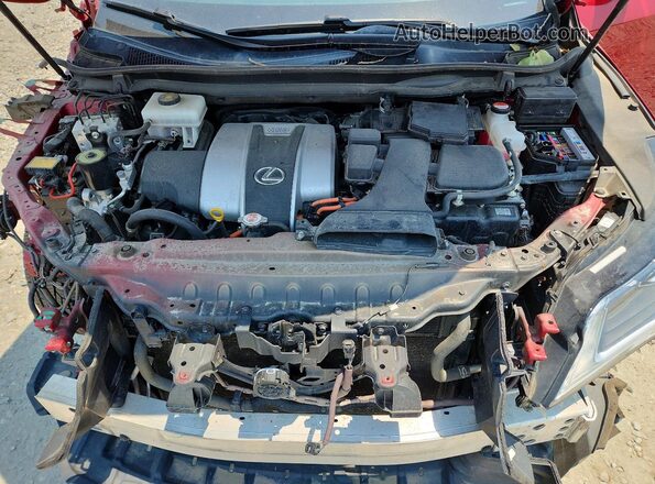 2T2BGMCAXHC011259 2017 LEXUS RX Красный Вид подкапотного пространства