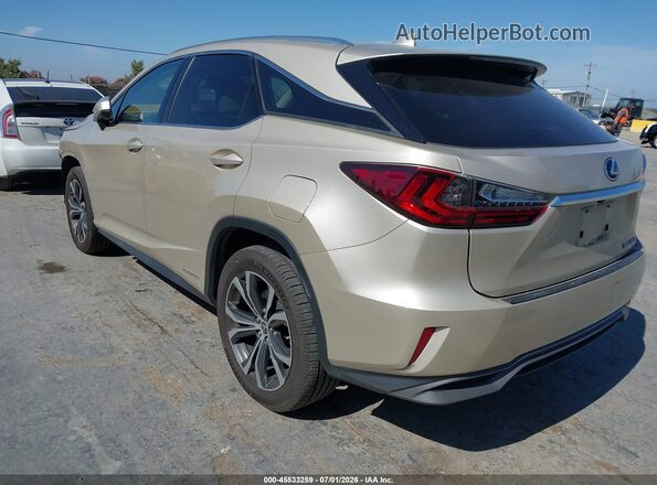 2T2BGMCAXKC030367 2019 LEXUS RX 450H Gold Tył lewy
