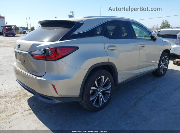 2T2BGMCAXKC030367 2019 LEXUS RX 450H Gold Tył prawy