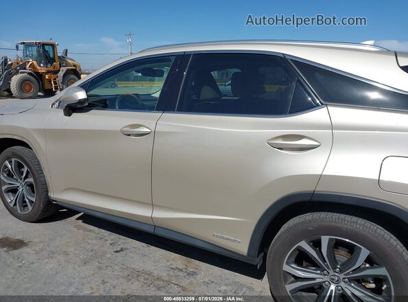 2T2BGMCAXKC030367 2019 LEXUS RX 450H Gold 