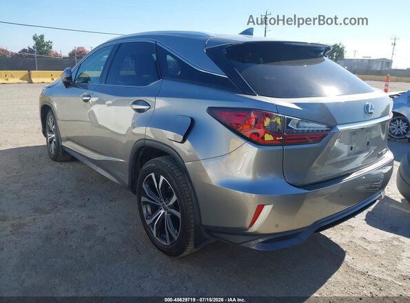 2T2BGMCAXKC039666 2019 LEXUS RX 450H Gray Rear left