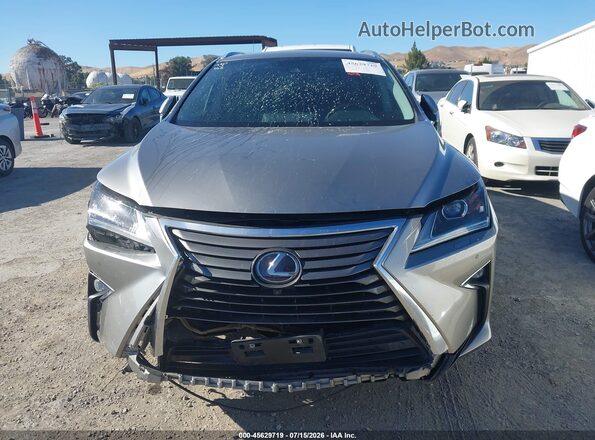 2T2BGMCAXKC039666 2019 LEXUS RX 450H Gray Instrument cluster view