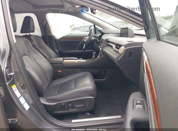 2T2BZMCA0GC002076 2016 LEXUS RX 350 Gray Вид салону спереду