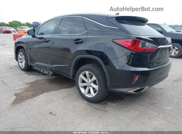 2T2BZMCA0GC020867 2016 LEXUS RX 350 Black უკანა მარცხენა