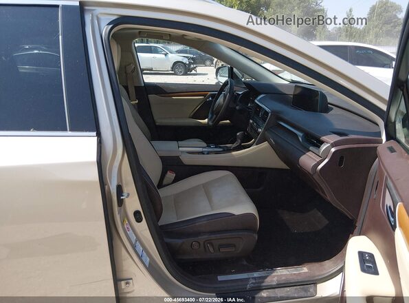 2T2BZMCA0GC041329 2016 LEXUS RX 350 Желто-коричневый Вид салона спереди