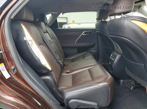 2T2BZMCA0GC053156 2016 LEXUS RX Brown Rear interior view