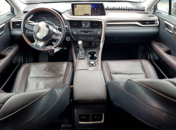 2T2BZMCA0GC053156 2016 LEXUS RX Brown Dashboard view