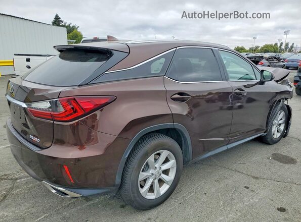 2T2BZMCA0GC053156 2016 LEXUS RX Brown Rear right