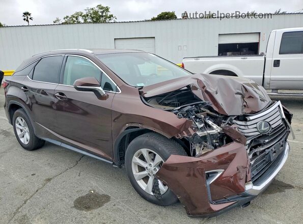 2T2BZMCA0GC053156 2016 LEXUS RX Brown Front right
