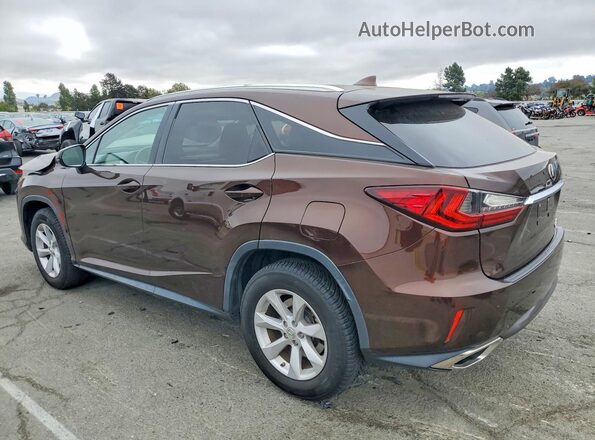 2T2BZMCA0GC053156 2016 LEXUS RX Brown Rear left