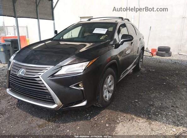 2T2BZMCA0HC058312 2017 LEXUS RX 350 Black Front left
