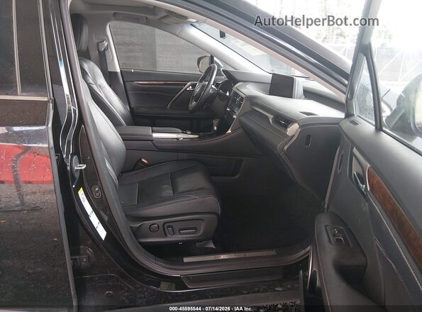 2T2BZMCA0HC058312 2017 LEXUS RX 350 Black Front interior view