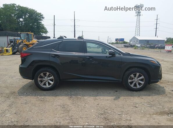 2T2BZMCA0HC058312 2017 LEXUS RX 350 Black Rear interior view