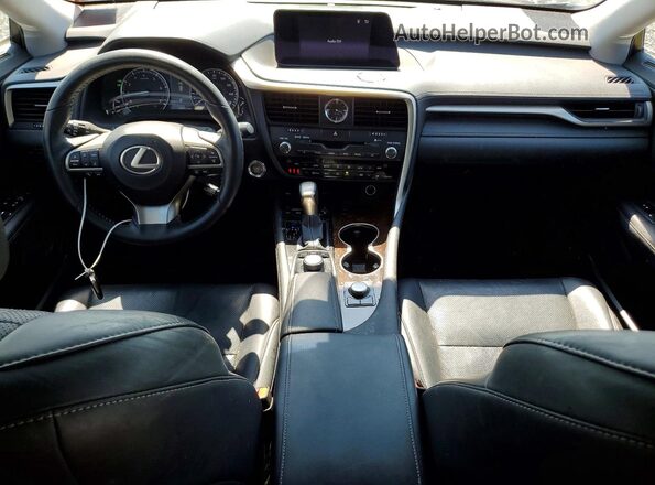2T2BZMCA0HC085865 2017 LEXUS RX Black Widok deski rozdzielczej