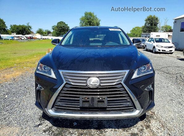 2T2BZMCA0HC085865 2017 LEXUS RX Black Widok z przodu