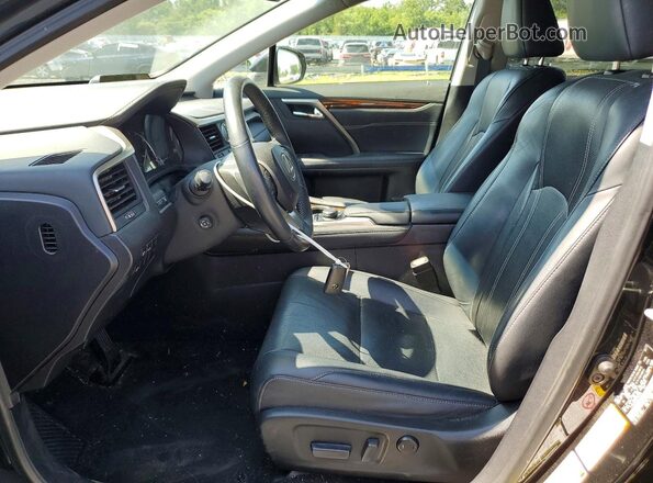 2T2BZMCA0HC085865 2017 LEXUS RX Black Widok wnętrza z przodu