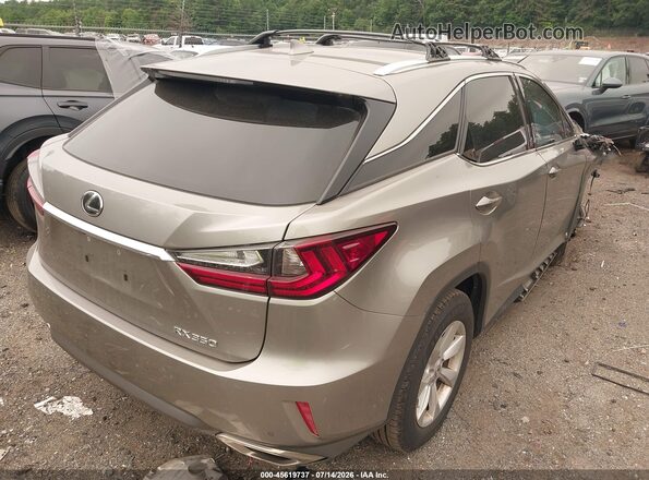 2T2BZMCA0HC124597 2017 LEXUS RX 350 Tan Rear right
