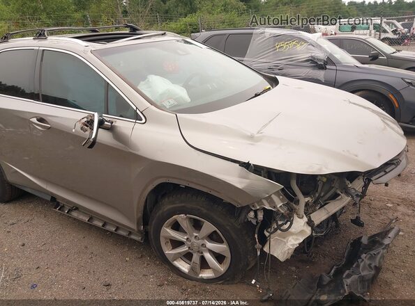 2T2BZMCA0HC124597 2017 LEXUS RX 350 Tan Rear interior view