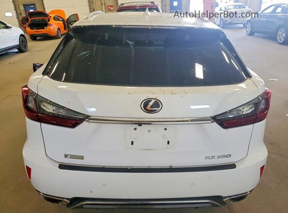 2T2BZMCA0KC181213 2019 LEXUS RX White Հետևի տեսք