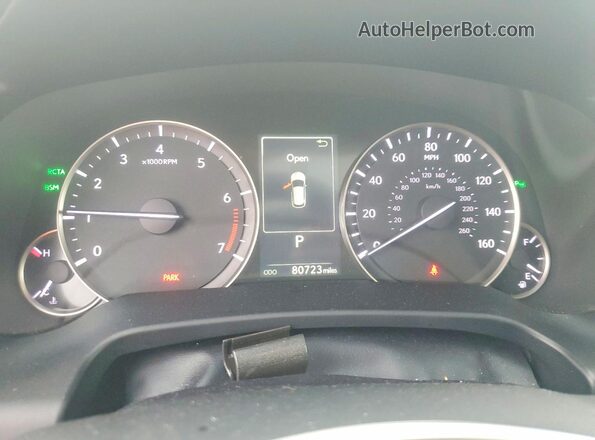 2T2BZMCA0KC191899 2019 LEXUS RX White Вид щитка приладів