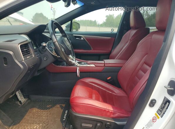 2T2BZMCA0KC205249 2019 LEXUS RX White Вид салону спереду