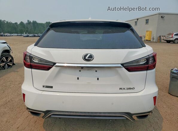 2T2BZMCA0KC205249 2019 LEXUS RX White Вид ззаду