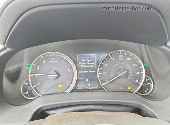 2T2BZMCA1HC071893 2017 LEXUS RX Silver Սարքավորումների վահանակի տեսք