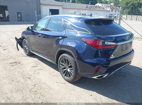 2T2BZMCA1HC077063 2017 LEXUS RX 350 Blue უკანა მარცხენა