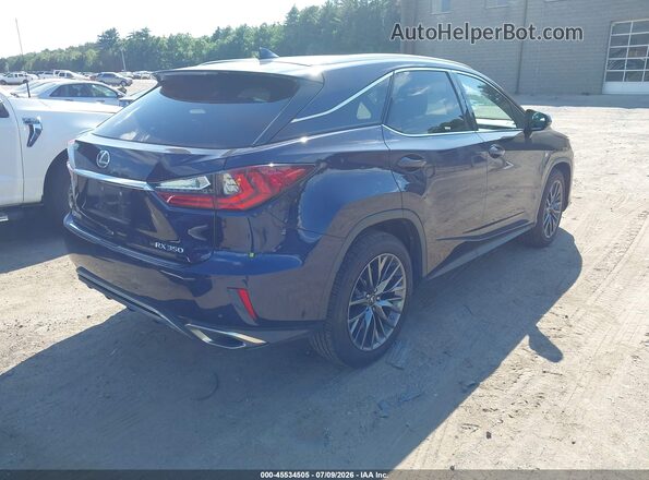 2T2BZMCA1HC077063 2017 LEXUS RX 350 Blue უკანა მარჯვენა