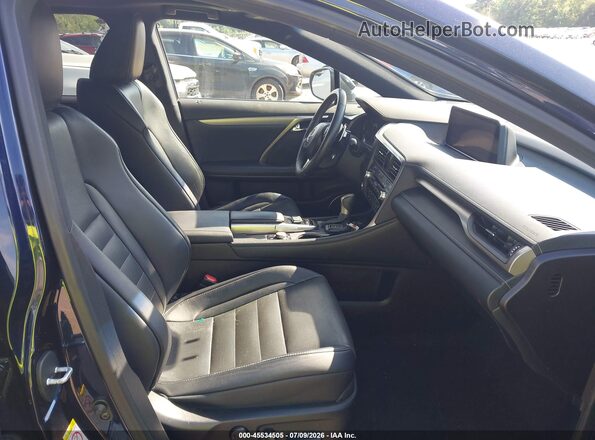 2T2BZMCA1HC077063 2017 LEXUS RX 350 Blue წინა სალონის ხედი