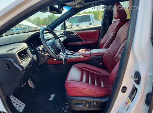 2T2BZMCA1HC078830 2017 LEXUS RX White Widok wnętrza z przodu