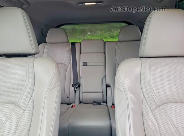 2T2BZMCA1HC088693 2017 LEXUS RX Beige Rear seats view