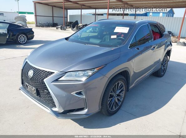 2T2BZMCA1HC089360 2017 LEXUS RX 350 Gray Front left