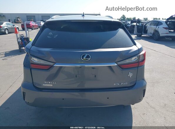 2T2BZMCA1HC089360 2017 LEXUS RX 350 Gray 