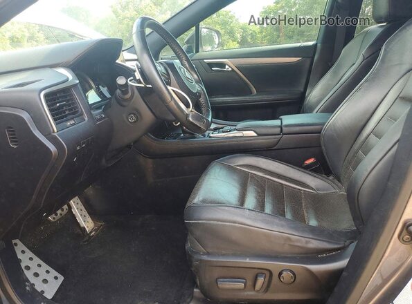 2T2BZMCA1HC102897 2017 LEXUS RX Gray Front interior view