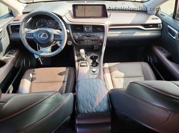 2T2BZMCA1HC104021 2017 LEXUS RX Blue Вид панелі приладів
