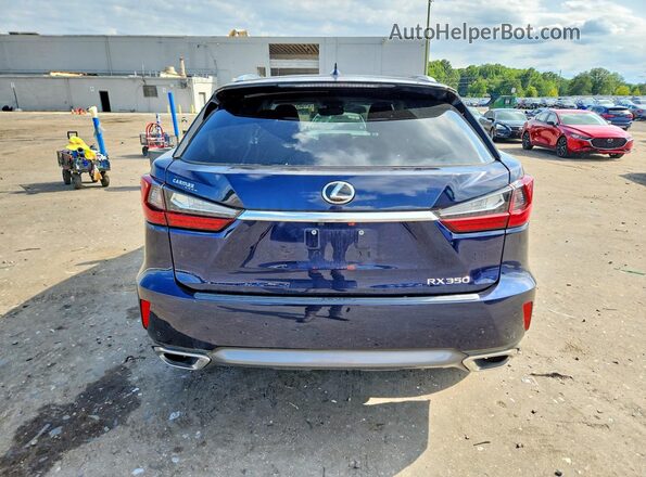 2T2BZMCA1HC104021 2017 LEXUS RX Blue Вид ззаду