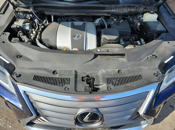 2T2BZMCA1HC104021 2017 LEXUS RX Blue Вид підкапотного простору