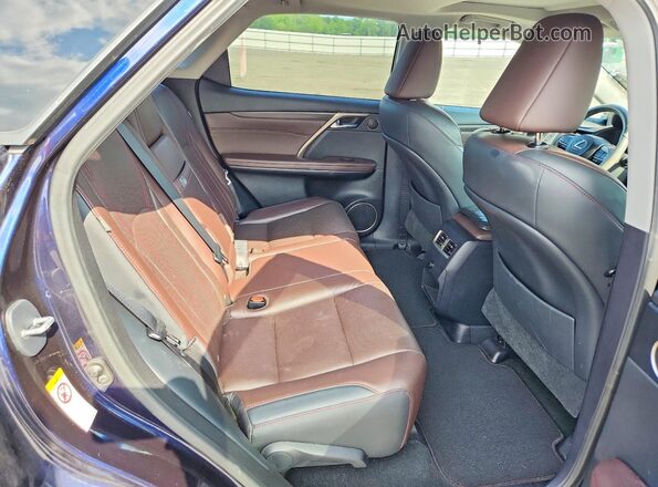 2T2BZMCA1HC104021 2017 LEXUS RX Blue Вид задньої частини салону