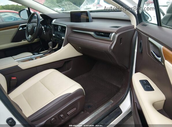 2T2BZMCA1JC144945 2018 LEXUS RX 350 White Вид салону спереду
