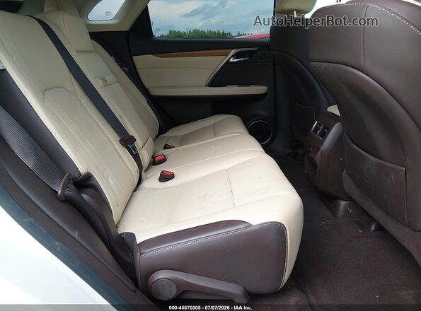 2T2BZMCA1JC144945 2018 LEXUS RX 350 White Вид наклейки з VIN-кодом
