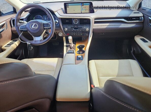 2T2BZMCA1JC160708 2018 LEXUS RX White Вид панелі приладів
